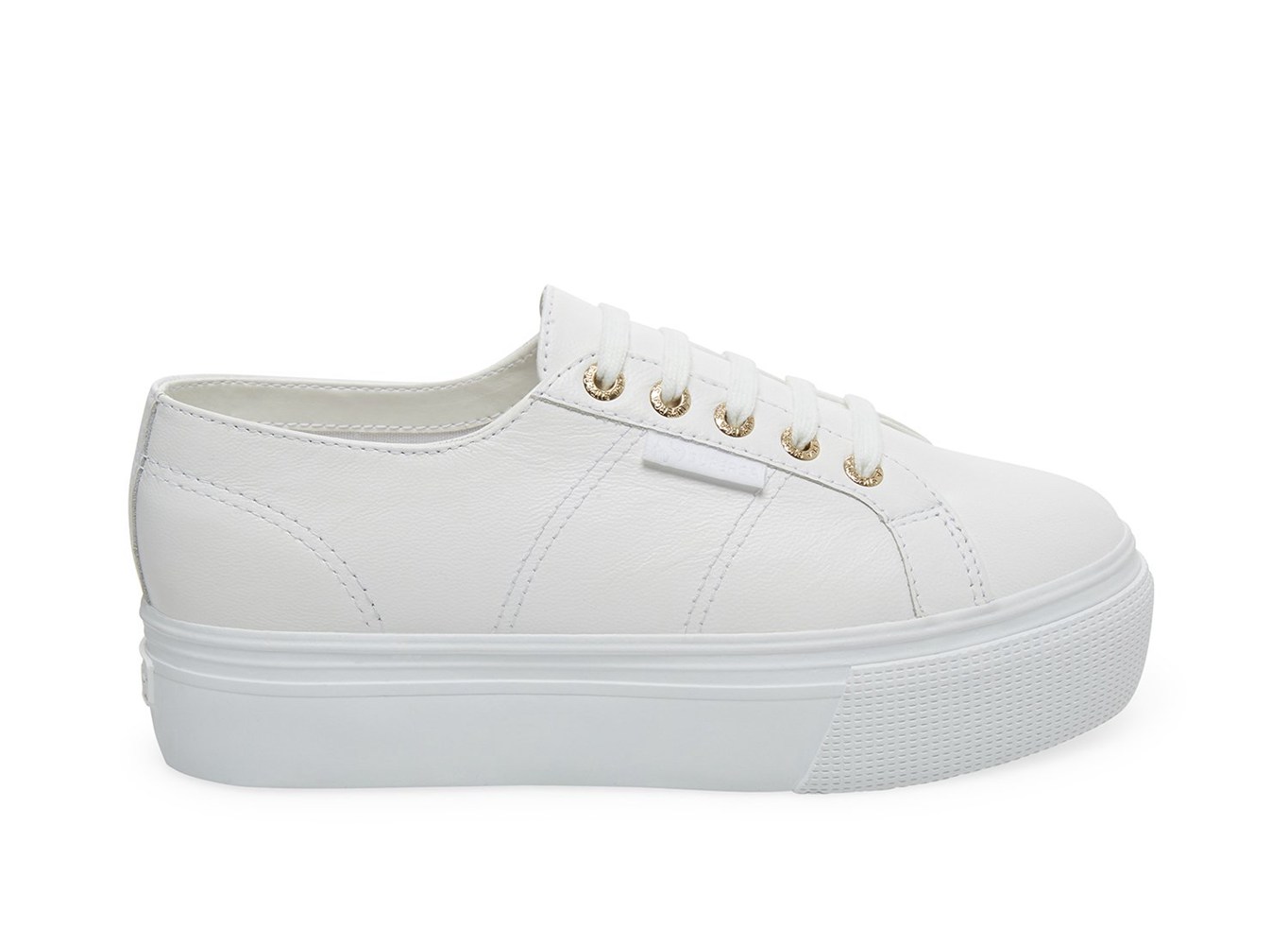 Superga Plataforma Mujer Blancas - 2790 Nappaleaw Cuero - 026351FHV